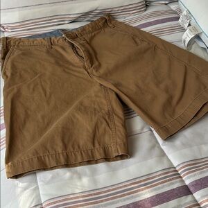 Polo by Ralph Lauren Tan Flat Front Shorts